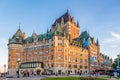 View at the Chateau of Frontenac in Quebec - Canada Royalty Free Stock Photo
