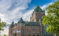 Quebec, Canada. Majesty of Hotel de Frontenac
