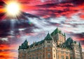 Quebec, Canada. Majesty of Hotel de Frontenac