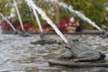 Tourny Fountain frog detail in Quebec city