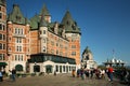 Terrasse Dufferin and the Chateau Frontenac in Quebec city