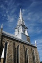 Quebec, the church of Rimouski Royalty Free Stock Photo