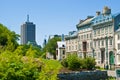 Quebec City Avenue St-Denis Royalty Free Stock Photo