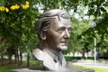 Bronze bust of famous politician and psychiatrist Dr Camille Laurin