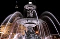 Fontaine de Tourny by night in Quebec City, Canada.