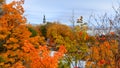 Quebec city in Canada, autumn time