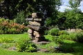 Inukshuk in front the National Assembly of Quebec