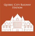 Quebec City Railway Station, (Gare du Palais), Canada