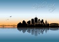 Quebec city skyline - Italy - vector illustration