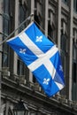 Quebec flag Royalty Free Stock Photo