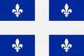 Quebec flag Royalty Free Stock Photo