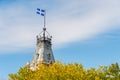 Quebec Flag in Quebec City Royalty Free Stock Photo