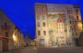 Quebec Fresco Fresque des Quebecois near Place Royale in Old Quebec City, Canada