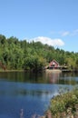 Quebec, Harvey Lake In Saint Simeon