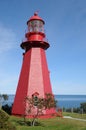 Quebec, the lighthouse of La Martre Royalty Free Stock Photo