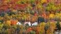 Quebec mountains along scenic highway 155 in Quebec, Canada Royalty Free Stock Photo