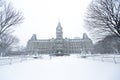 Quebec parliament HÃÂ´tel du Parlement in winter