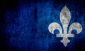 Quebec Province Fleur de Lys emblem abstract background