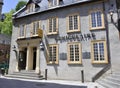 Quebec, 28th June: Funicular Office Building in Old Quebec City in Canada Royalty Free Stock Photo