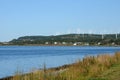 Quebec, wind generator in Cap Chat in Gaspesie Royalty Free Stock Photo