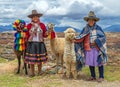 Quechua Indigenous Portrait, Cusco, Peru Royalty Free Stock Photo
