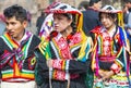 Quechua Indigenous in Traditional Clothing, Cusco Royalty Free Stock Photo