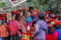 Quechuas waiting in a village in the Andes, Ollantaytambo, Peru