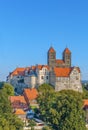 Quedlinburg castle hill, Germany Royalty Free Stock Photo