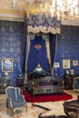 Queen Bedroom of the Ajuda National Palace Lisbon Royalty Free Stock Photo