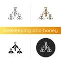 Queen bee icon Royalty Free Stock Photo