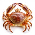 Queen crab isolated Royalty Free Stock Photo