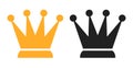 Queen crown vector icon