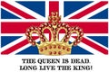The Queen is dead. Long live the King Royalty Free Stock Photo