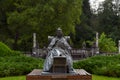 Queen Elisabeta Carmen Sylva statue from Peles Castle, Sinaia, Prahova, Romania Royalty Free Stock Photo