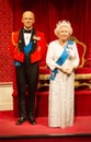 Queen Elisabeth II and Duke of Edinburgh, Madame Tussauds