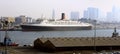 Queen Elizabeth 2 in Dubai Royalty Free Stock Photo