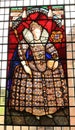 Queen Elizabeth I stained glass window