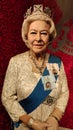 Queen Elizabeth II close up wax statue Madame Tussauds Singapore