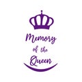 Queen Elizabeth II death memorial poster. 08 September 2022 UK, London. Years of life 1926-2022