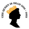 Queen Elizabeth II died 1926 - 2022 A tragic event, the end of an era. London, England