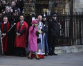 Queen Elizabeth II marks Commonwealth Day Royalty Free Stock Photo