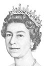Queen Elizabeth II Royalty Free Stock Photo