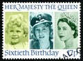 Queen Elizabeth II 60th Birthday UK Postage Stamp