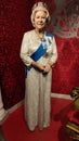 Queen Elizabeth II wax statue Madame Tussauds Singapore