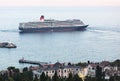 Queen Elizabeth ocean liner in Yalta, Ukraine