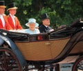 Prince Philip and Queen Elizabeth, London June 2017- Trooping the Colour parade Prince Philip and Queen for Queen Birthday Royalty Free Stock Photo