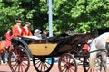 Queen Elizabeth & Royal Family, Buckingham Palace, London June 2017- Trooping the Colour Prince Phillip and Queen Elizabeth, June