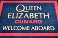 Queen Elizabeth's welcome carpet