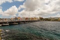 Queen Emma Bridge in Willemstad Curacao Royalty Free Stock Photo