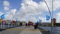 Queen Emma Pontoon Bridge in Willemstad, Curacao